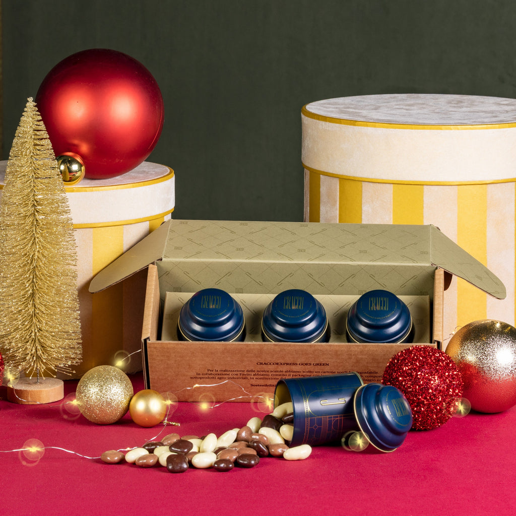 Cofanetto tre Carre Nougatine