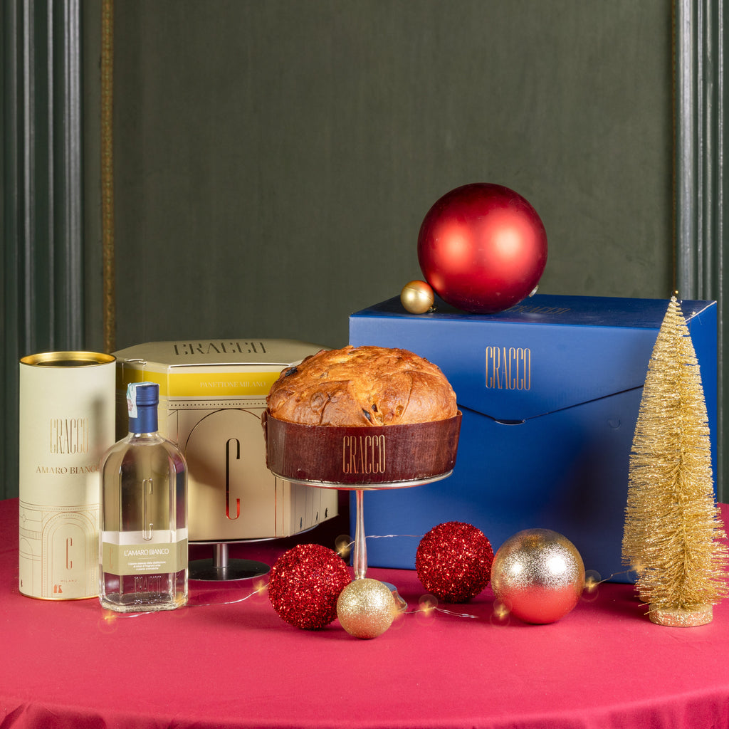 Box Panettone e bottiglia