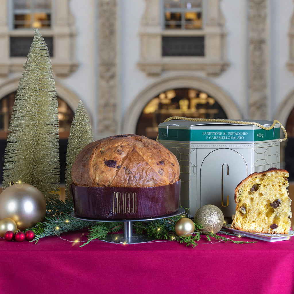 Panettone al Caramello e Pistacchio